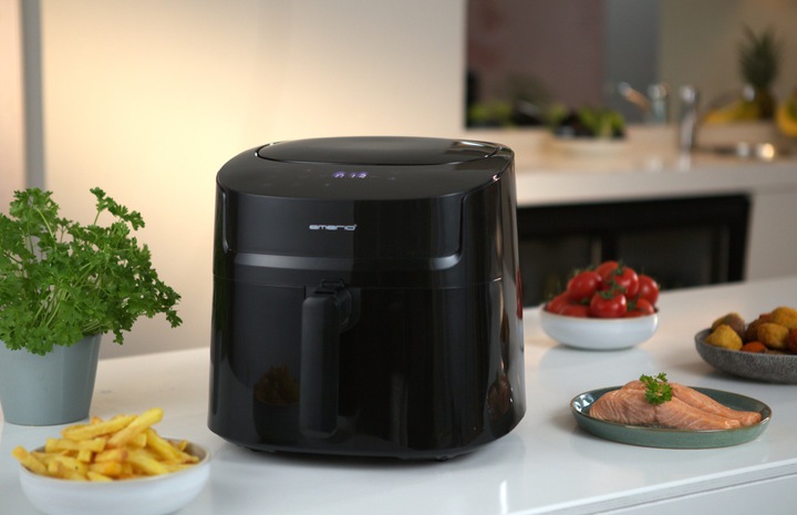 Immagine prodotto Emerio Friggitrice ad aria calda, Smart Fryer, 7,2L, nero, cool t