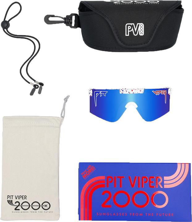 Actual product image Pit Viper The Merika 2000 (White, Blue)