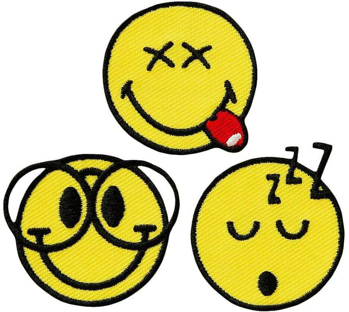 Produktbild Mono Quick Smiley© Nerd (3 Stk., 3.60 x 3 cm)