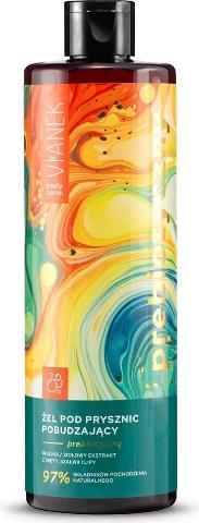 Actual product image NoName Prebiotic Refreshing Shower Gel 300ml - Vegan, Gentle Cleansing, Invigorating, for All Skin T (300 ml)