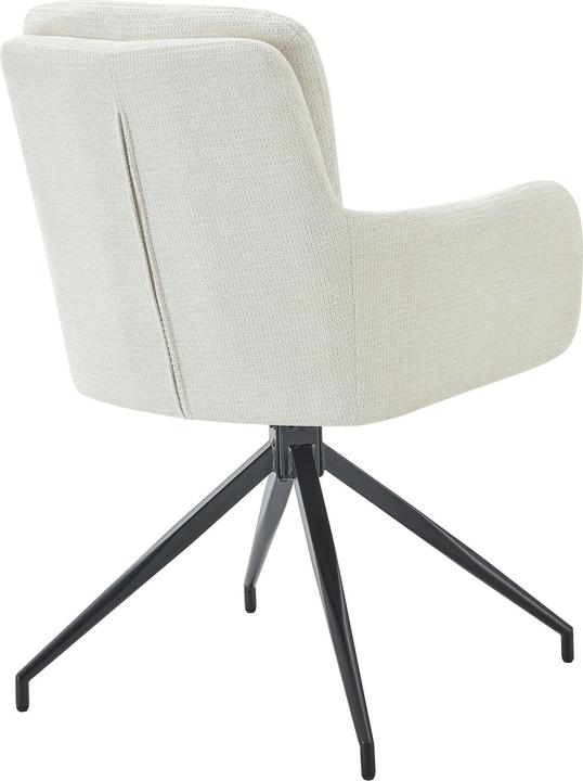 Actual product image CLP Pickett dining chair with 180 degree swivel function