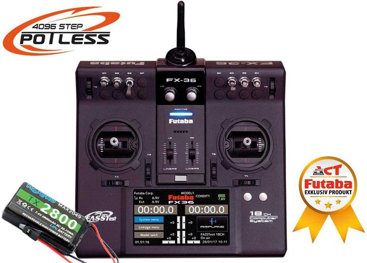 Immagine prodotto Futaba FX36 Potless Pult Telecomando 2.4 GHz
