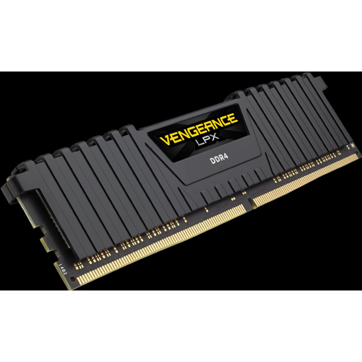 Corsair Vengeance LPX (1 x 4GB, 2400 MHz, DDR4-RAM, DIMM), RAM, Schwarz