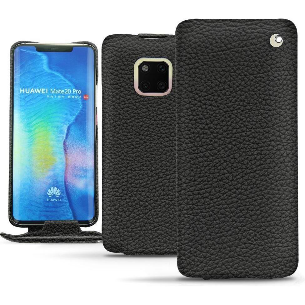 Noreve Lederschutzhülle vertikal (Huawei Mate 20 Pro), Smartphone Hülle, Schwarz