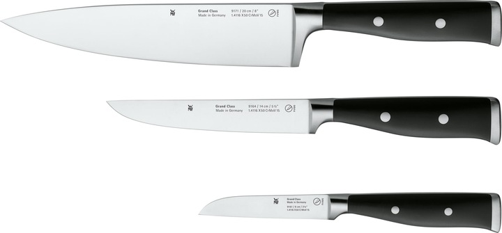 Produktbild WMF Messerset Küchenmesser 3tlg Grand Class Made in Germany Performance Cut (20 cm)