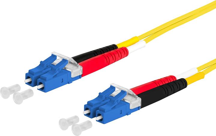 Produktbild Metz Connect 151P1JOJO50E OpDAT Patchkabel OS2 LC-D/LC-D SM 5m gelb I-V(ZN)H E9/125 (LSOH, CAT6, 5 m)