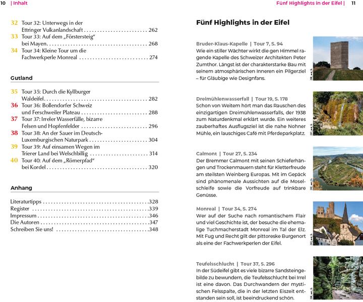 Actual product image Wanderführer Eifel : 40 Wanderungen, mit GPS-Tracks (German, Frank Schmitt, Barbara Kemmer, 2022)