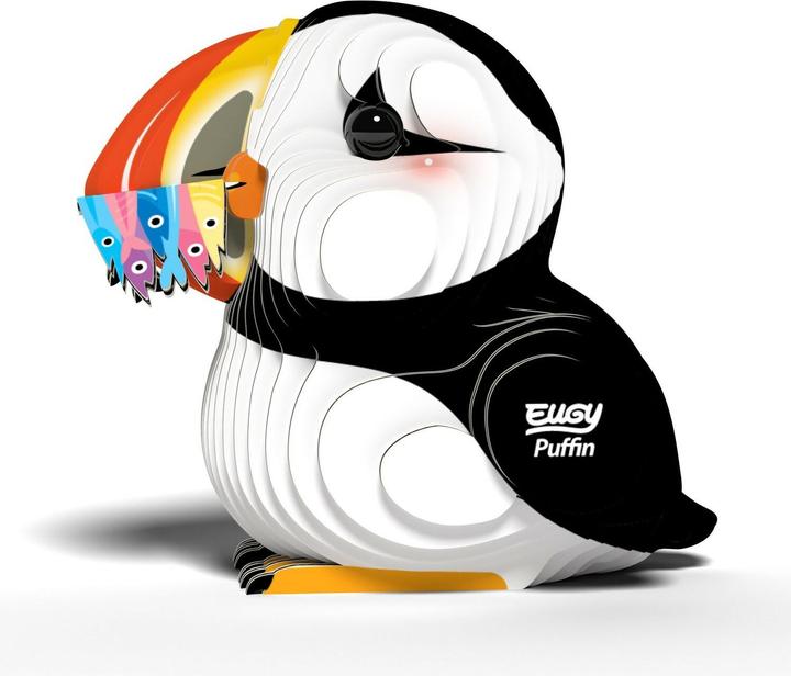Actual product image Eugy 3D craft kit puffin(MQ6)