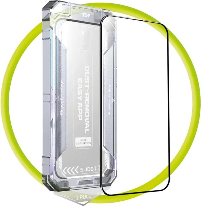 Produktbild Mobile Origin Yellow Screen Guard with easy application iPhone 16 Pro Max (1 Stk., Apple iPhone 16 Pro Max)