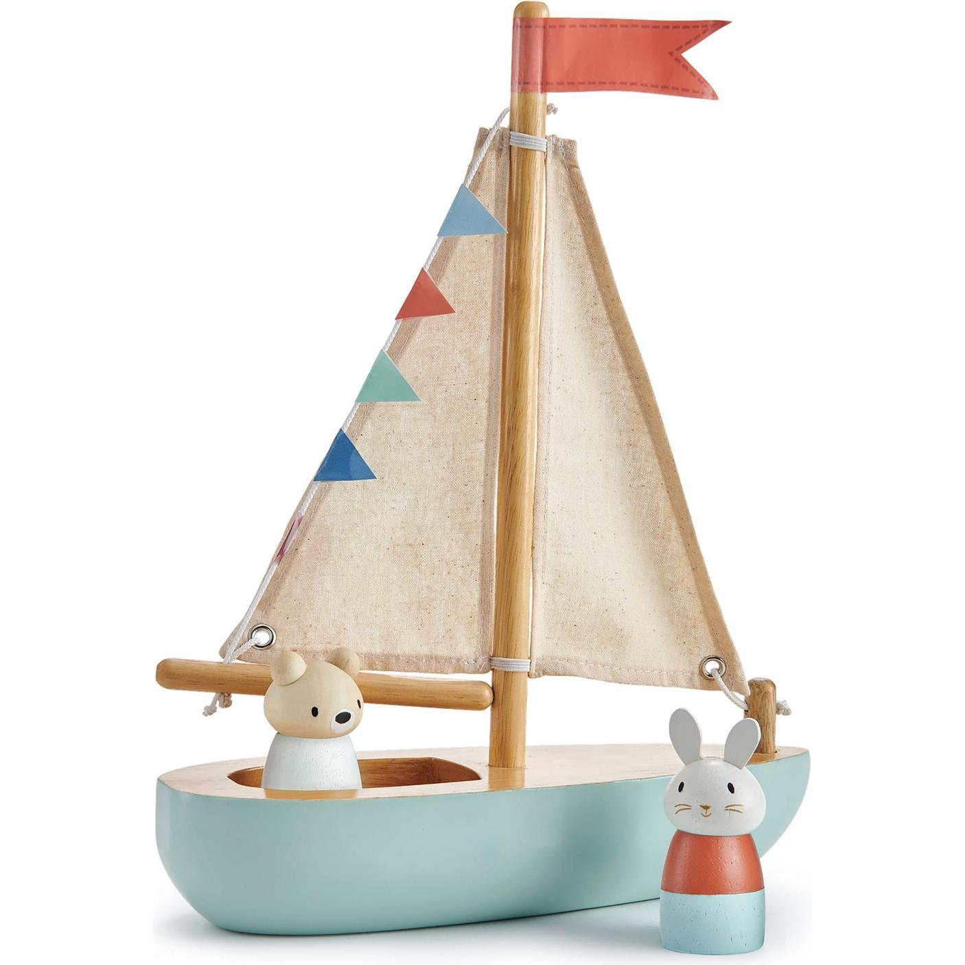 Tender Leaf Toys Segelboot