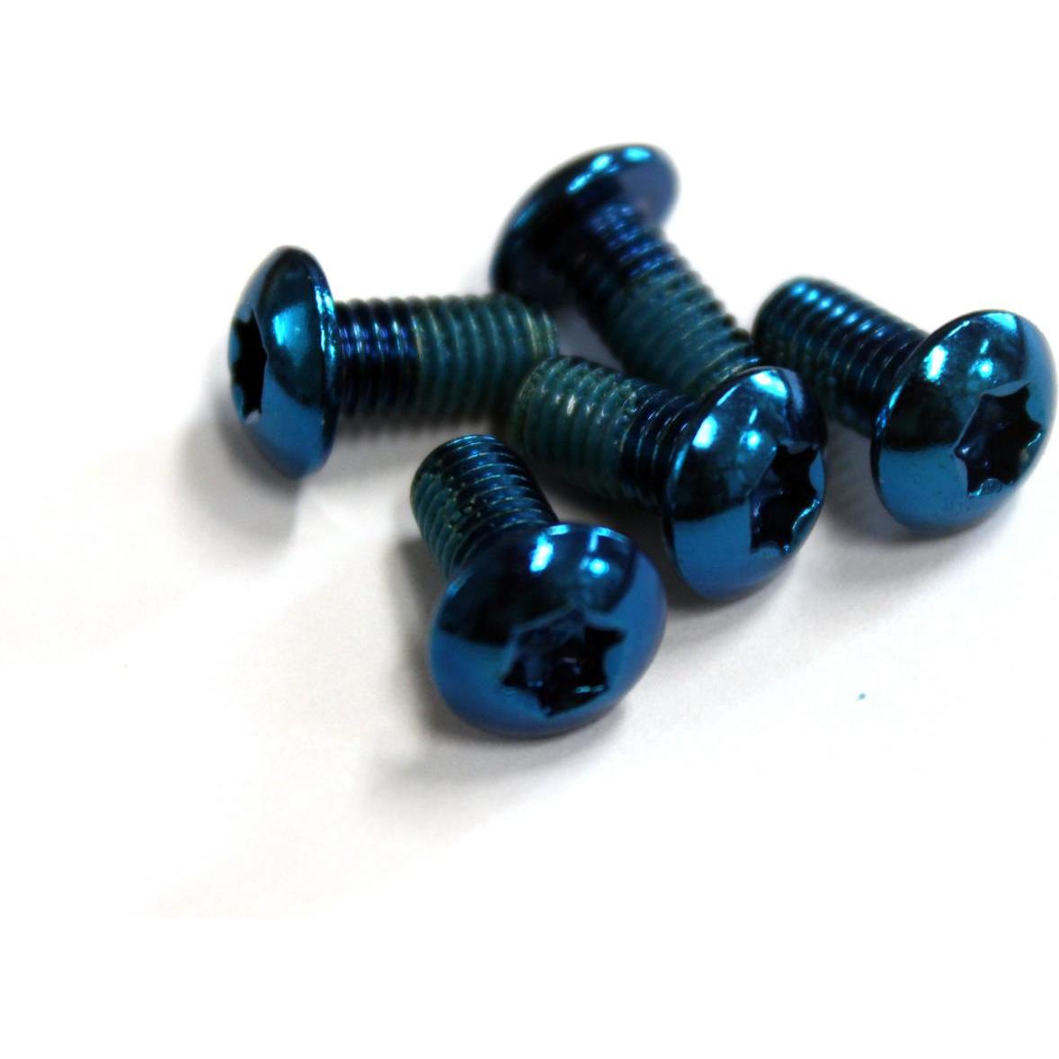 Clarks Bremsscheibenschrauben anodisiert 6 Stück (CRB-6-ANO-BLUE)