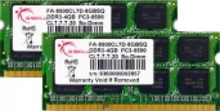 Image du produit G.Skill DDR3 for Mac (2 x 4GB, 1066 MHz, RAM DDR3, SO-DIMM)