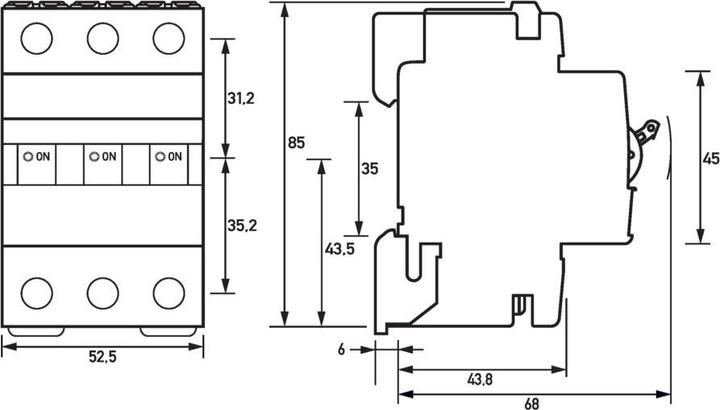 Actual product image Doepke DLS 6HSL B16-3