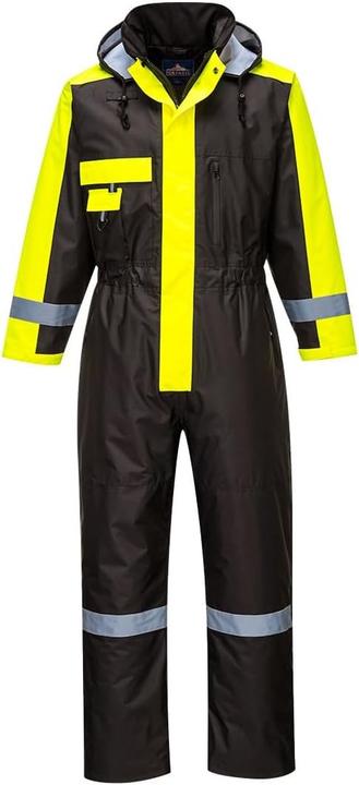 Portwest Herren Winter Arbeitsoverall -40 °C Kälteschutz Schwarz XL (XL)