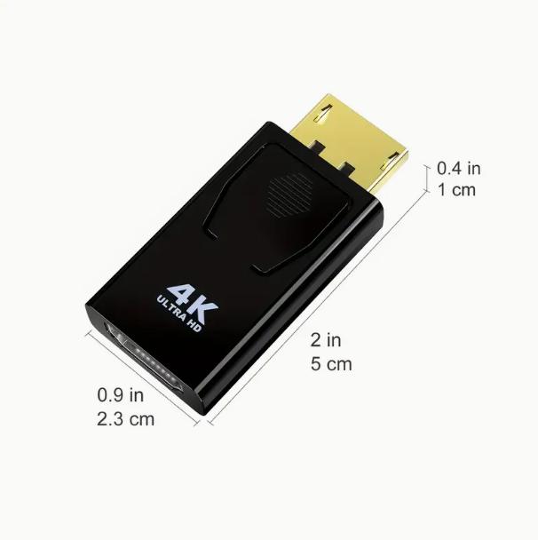 Actual product image PlugDesk Displayport zu HDMI Adapter