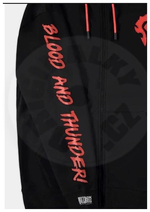 Image du produit Difuzed World of Warcraft - Blood & Thunder - Sweat à capuche zippé pour homme - L (L)