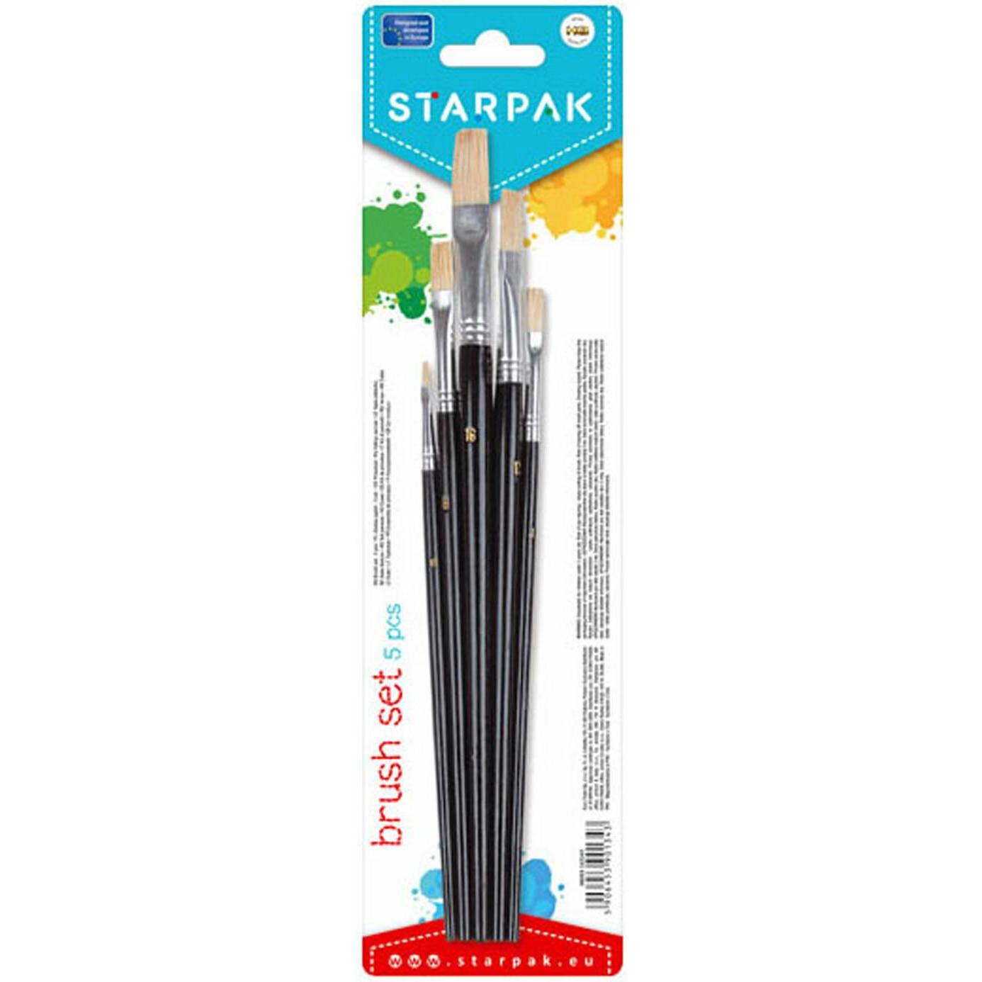 Starpak, Pinsel, Penselenset, 5 Stk.