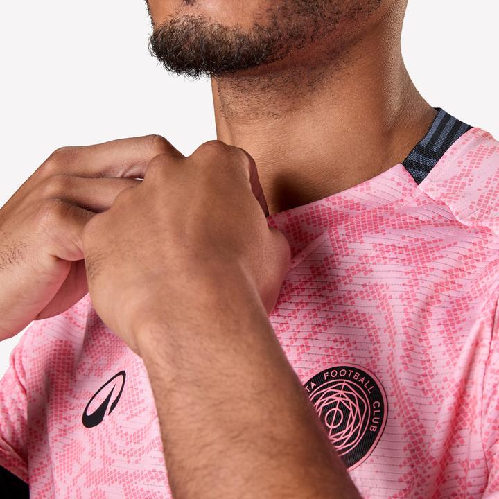 Produktbild Kipsta Damen/Herren Fussball Trikot kurzarm - Viralto II Snake rosa/schwarz (S)