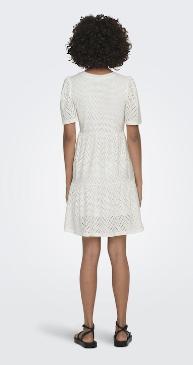 Produktbild JdY Broderie Anglaise Kleid mit kurzen Ärmeln (XS)