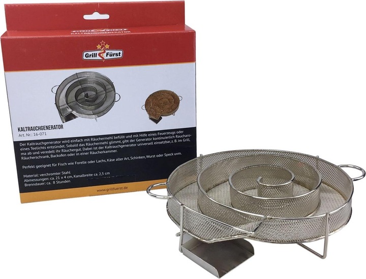 Actual product image Grillfürst Cold smoke generator / smoking screw