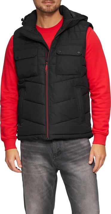 Actual product image S.Oliver Outdoor-Weste Gesteppte Weste mit abnehmbarer Kapuze (S)