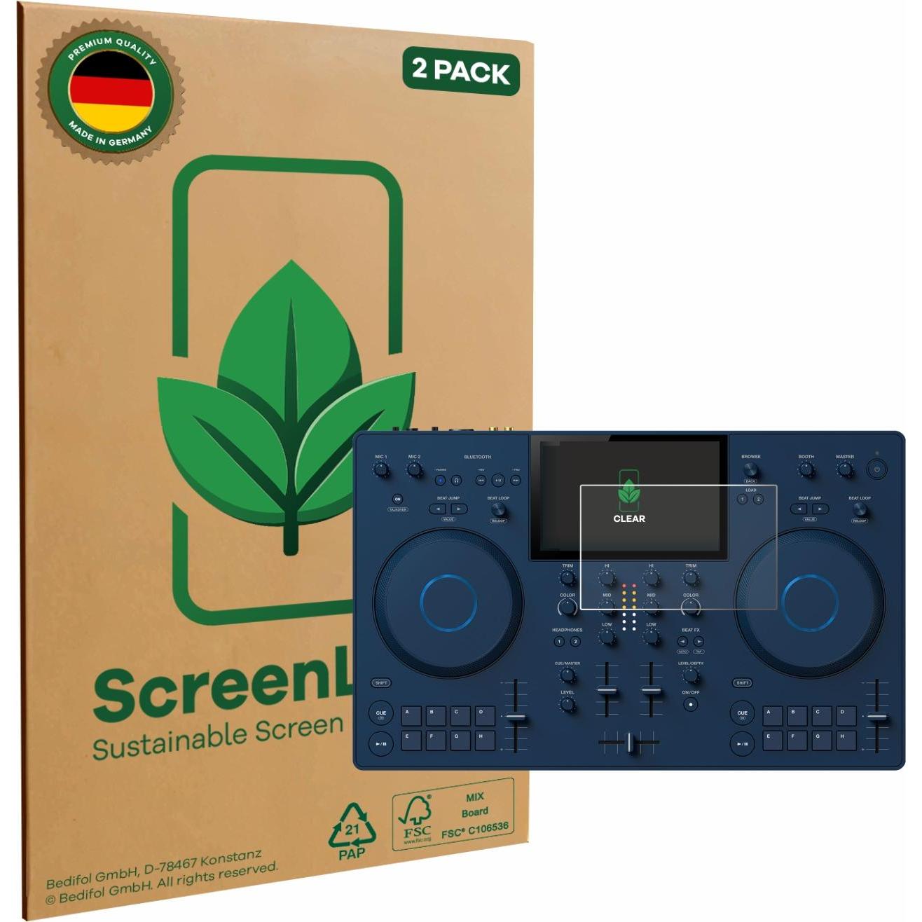 ScreenLeaf Schutzfolie nachhaltiger Displayschutz Display Schutz Folie Klar Transparent, MP3 + Media-Player Zubehör