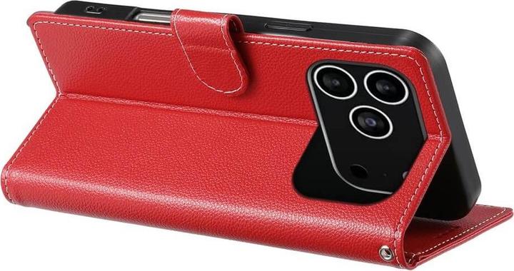 Productafbeelding Cover-Discount Leder Etui Hülle Struktura Design (Apple iPhone 17 Pro)