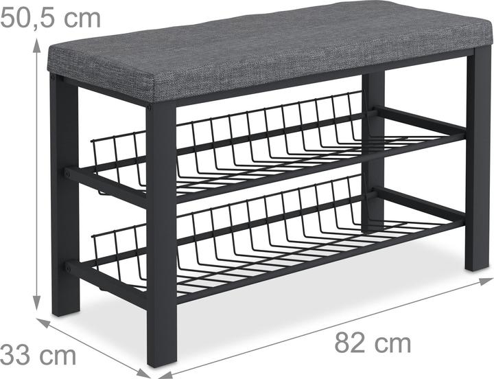 Immagine prodotto Relaxdays Panca con-scarpiera