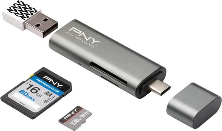 Produktbild PNY USB Kartenleser (USB-C)