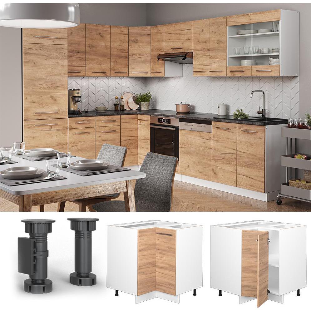 Thumbnail - Vicco, Regal, Eckunterschrank Fame-Line (80.5 x 52 x 81.5 cm)