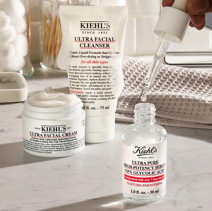 Actual product image Kiehl's Pure Serum Texture-Smooting Glycolic Acid 10% (30 ml)