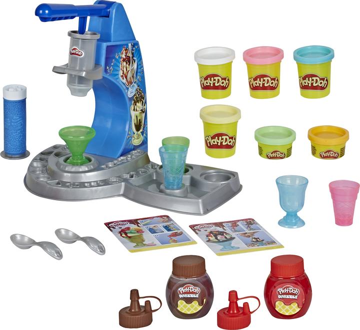 Actual product image Play-Doh Drizzy ice cream machine with toppings