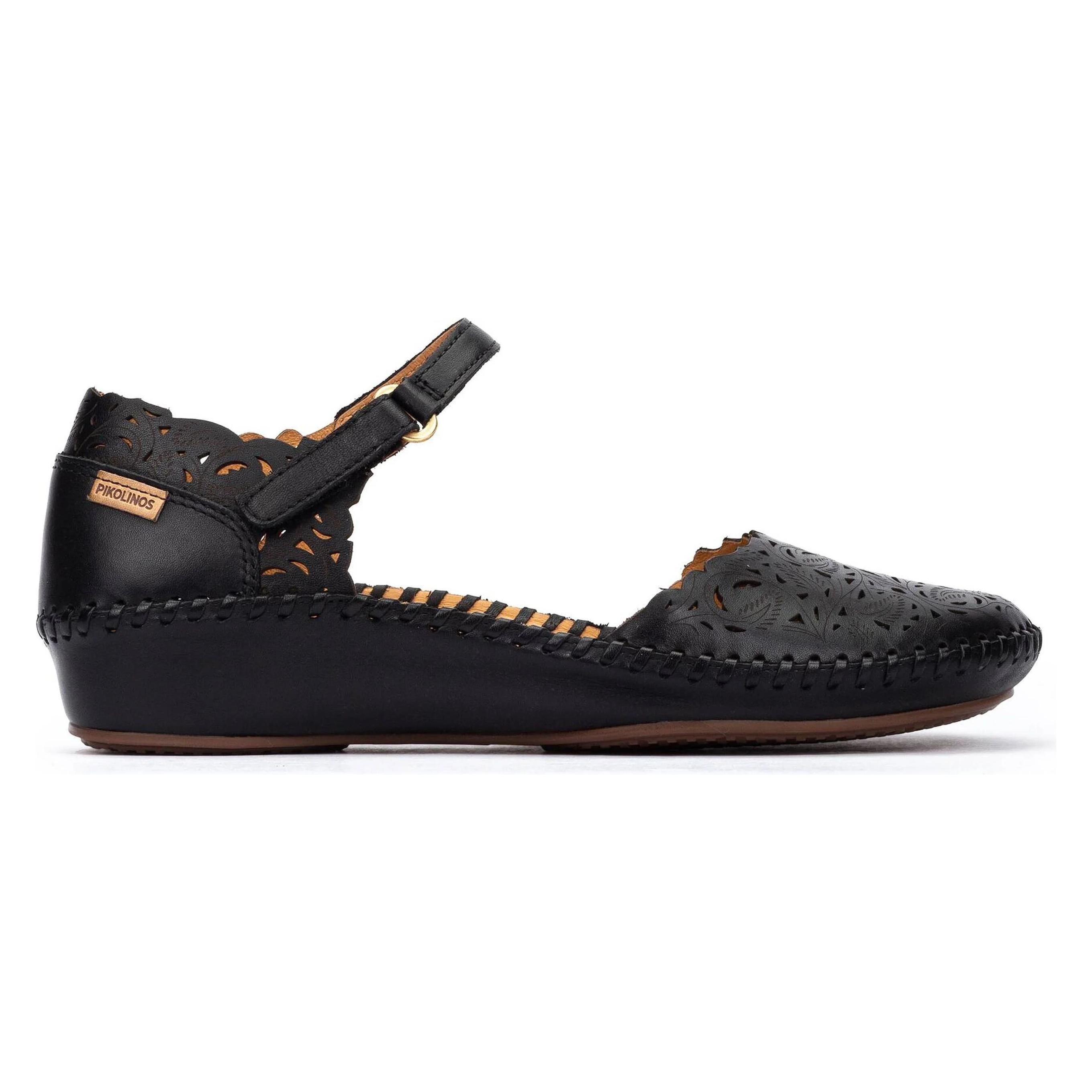 Pikolinos, Damen, Sandalen, P.Vallarta, Schwarz, Weiss, (38)