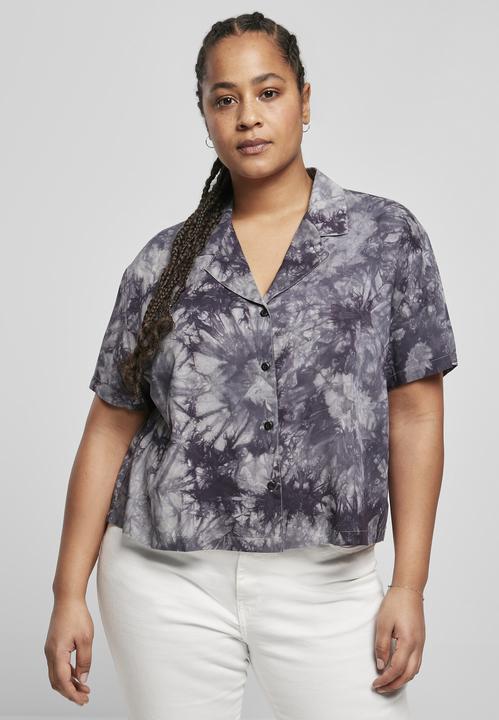 Produktbild Urban Classics Ladies Viscose Tie Dye Resort Shirt (S)
