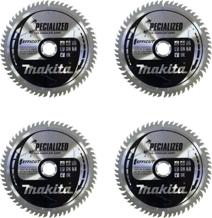 Produktbild Makita CMSF16560E SPECIALIZED EFFICUT Sägeblatt 165 x 1,85 x 20 mm 4 Stk. ( 4x B-69864 ) 60 Zähne