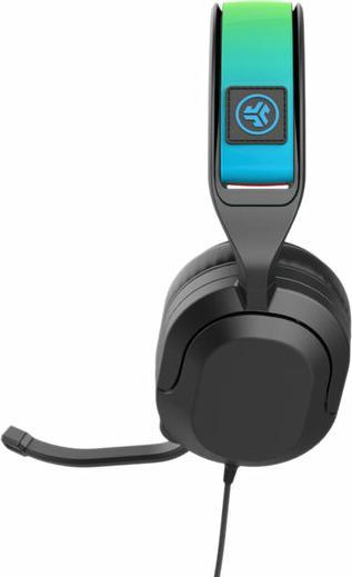 Produktbild JLab Audio Jlab Nightfall Wired Gaming Headset Black Kabelgebunden, 3,5-mm-AUX-Konsolenkabel (Kabelgebunden)