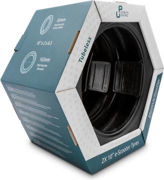 Produktbild Urban Prime Kit De 2 Pneus 10 Tubeless Compatible Toutes Trottinettes 10.