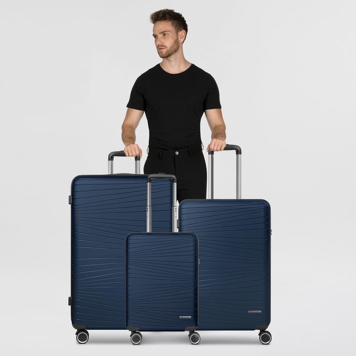 Immagine prodotto Franky Set di valigie Dallas 3.0 a 4 ruote 3 pezzi (188 l)