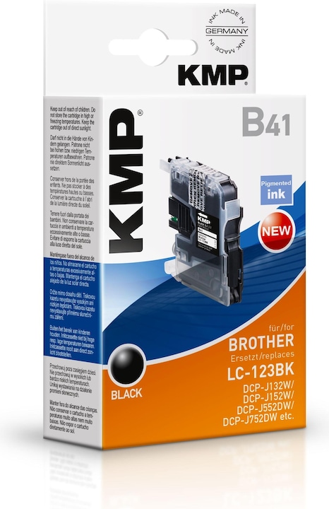 Immagine prodotto KMP B41 Cartuccia d'inchiostro compatibile con Brother LC-123 BK (FC)
