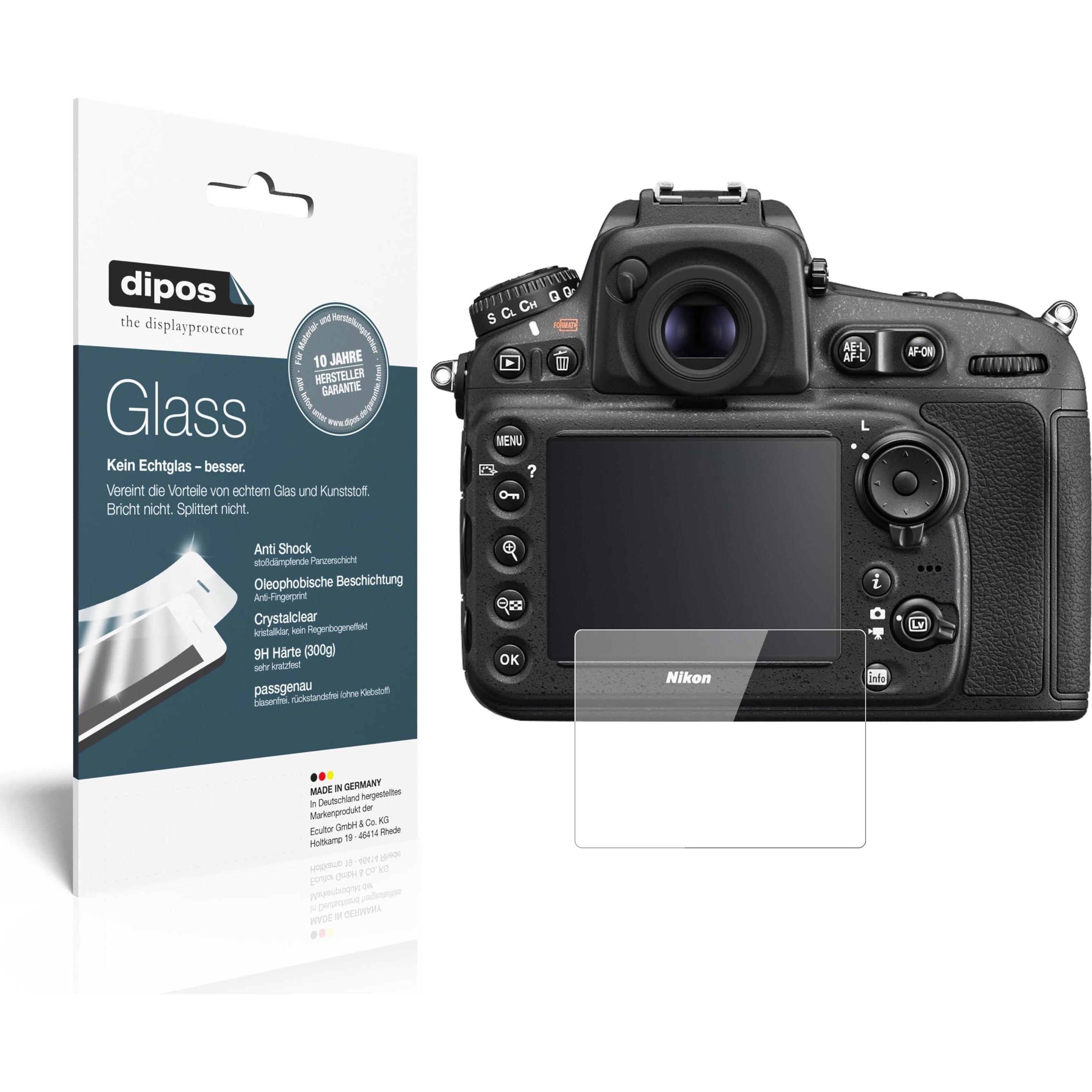 Dipos Displayschutz Anti-Shock (Displayschutz, D810A), Kameraschutz, Transparent