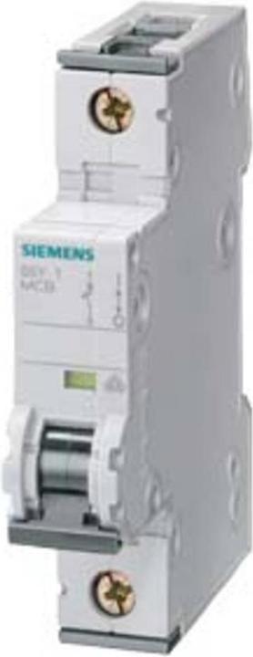 Actual product image Siemens Circuit breaker 1 pole 6A type B