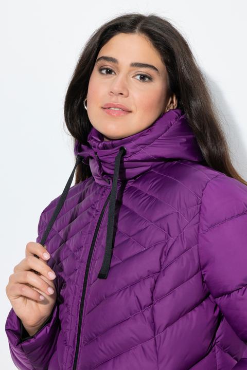 Produktbild Ulla Popken HYPRAR Steppjacke, wasserabweisend, Kapuze (46, 48)