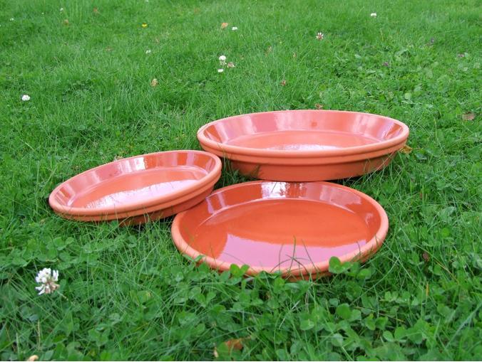 Actual product image Spang Coaster, round, Ø 11x2,5 cm, made of clay in terracotta