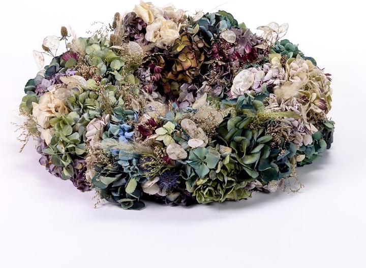 Actual product image VEG and the City Advent wreath dried flowers wild - without candles (45 cm)