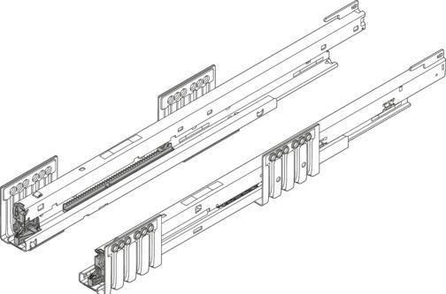 Produktbild Blum Korpusschiene Merivobox BLUMOTION links/rechts