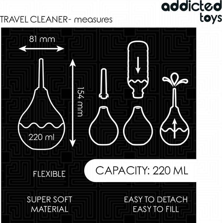 Produktbild Addicted toys - REISE-ANALREINIGER GRÃ–SSE L 220 ML