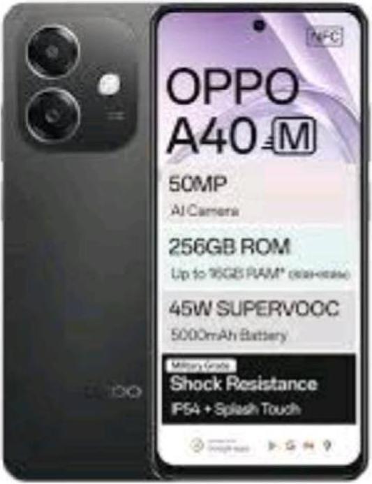 Immagine prodotto OPPO A40M (256 GB, Nero scintillante, 6.67", Doppia SIM, 4G)