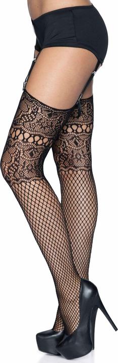 Produktbild Leg Avenue Fishnet backseam stockings (One Size)