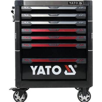 Yato, Werkzeugwagen + Montagewagen, Serviceschrank mit Werkzeugen (157 x)