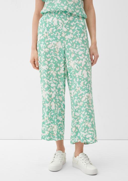 Immagine prodotto s.Oliver Hose Regular: Stoffhose mit Allover-Print (40)